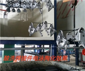 汽車過(guò)酸冷闆(pan)件電泳(yǒng)陶化